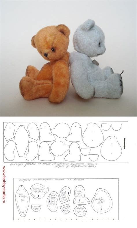 Sew Adorable Teddy Bears With This Free Template