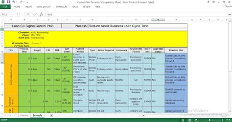 Six Sigma Excel Templates: 8 Essential Tools For Quality Control