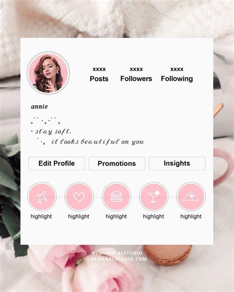 Soft Aesthetic Bio Template Inspiration And Ideas