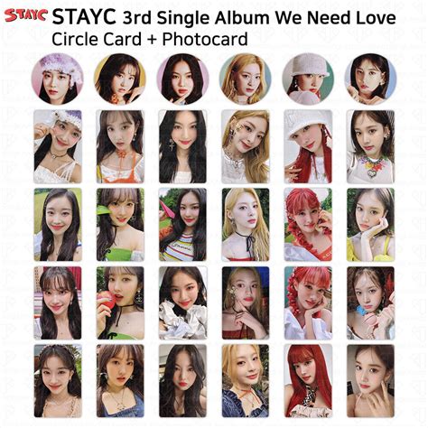 Stayc We Need Love Photocard Template Free Download