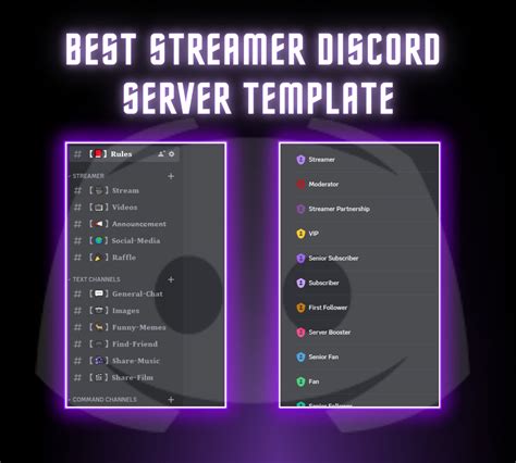 Streamer Discord Server Template Setup For Success