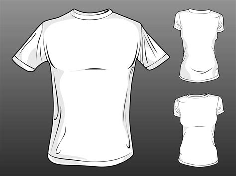 T Shirt Template Vector Free Download