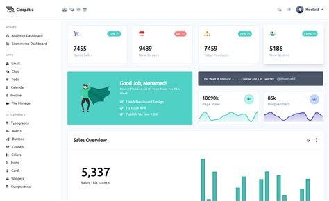 Tailwind Css Dashboard Template For Developers