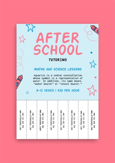 Tear Off Flyer Template Design With Canva Made Easy