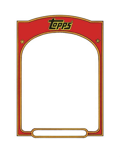 Topps Baseball Card Template Designs And Ideas