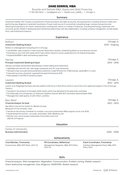 Traditional Resume Template In Microsoft Word