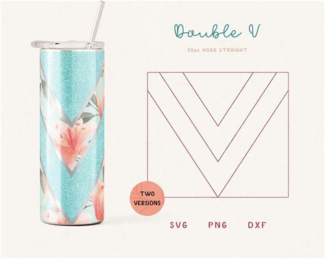 V Split Tumbler Template Design Guide