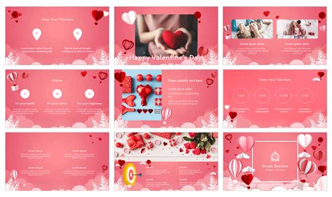 Valentines Day Google Slides Template Free Download