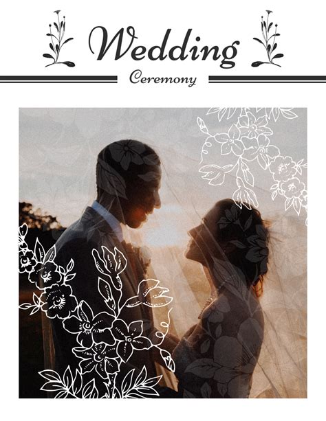 Wedding Ceremony Booklet Template And Design Ideas